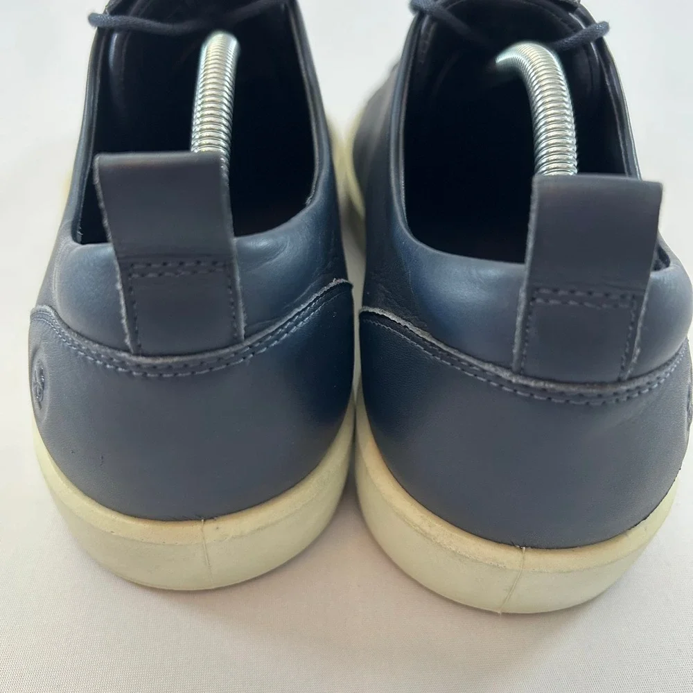 ECCO Soft 8 DriTan Sneakers Men 12 Navy Leather Comfort Casual Shoes 45099401038